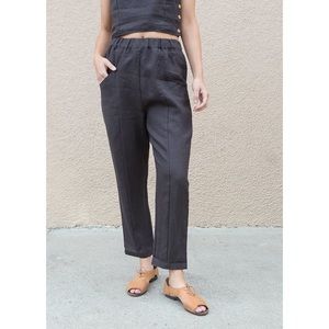 Mate The Label Willow Pants in Vintage Black